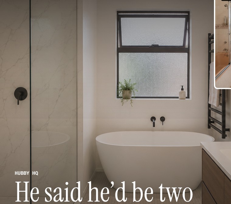 Modern bathroom renovation
