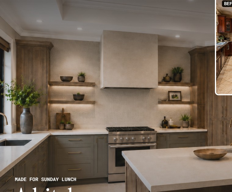 Warm kitchen renovation